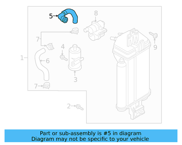 Upper Hose 3QF-906-272 - View 12