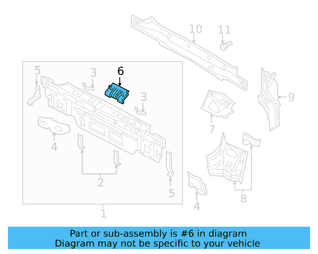 Striker Plate 5G9-813-323 - View 3