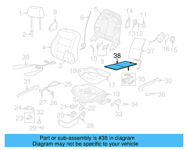 Seat Cushion Heater 1C0-963-555-A - View 6