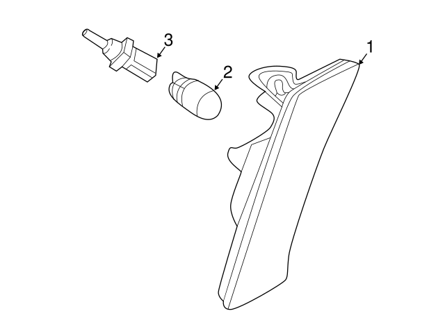 Side Marker Lamp 5C5-945-072-B - View 7