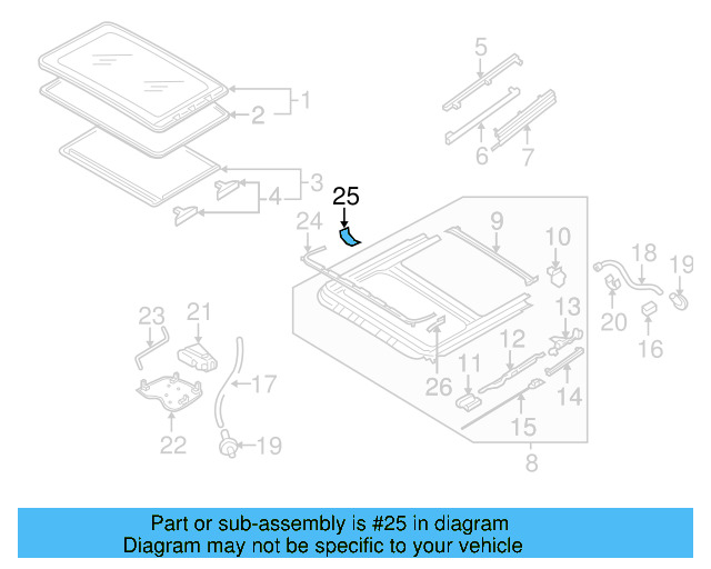 Deflector Mount Kit 8D5-898-671-A - View 5