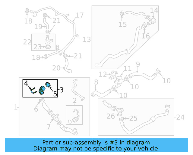 Lower Hose Coupling 5C0-122-291-J - View 46
