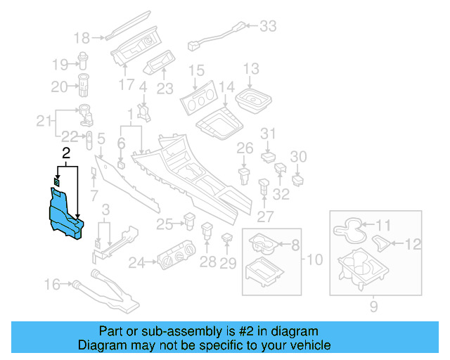 Retaining Bracket 3C1-863-143-A - View 11