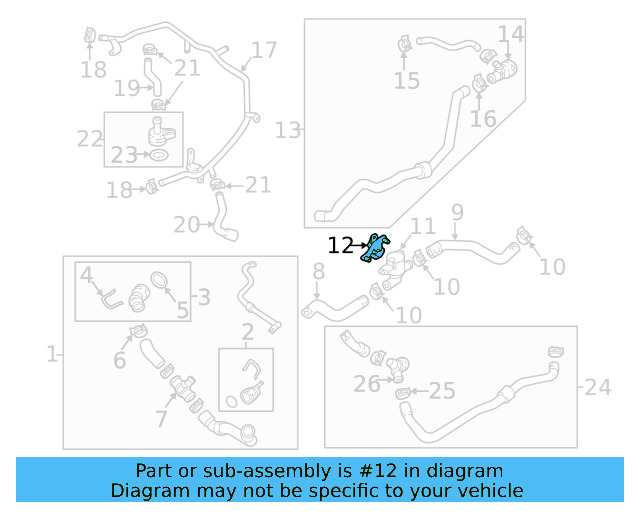 Control Valve Bracket 5C0-121-093-AA