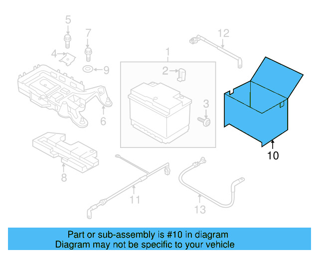 Battery Cap 7N0-915-429-A - View 43