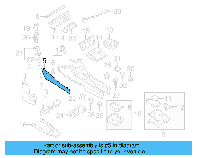 Side Trim 3C1-863-045-C-1QB