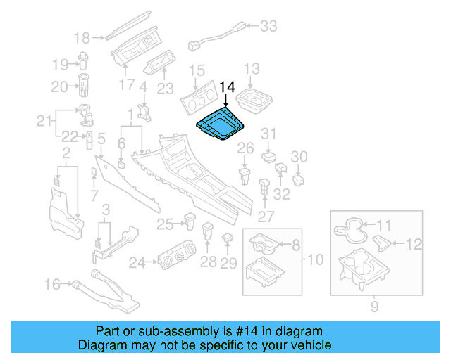 Trim Plate 3C0-864-263-F-20V - View 6