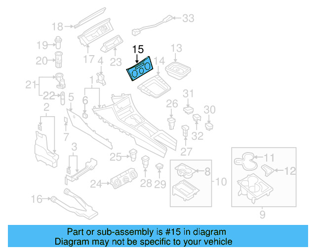 Trim Plate 3C0-864-263-F-20V - View 9