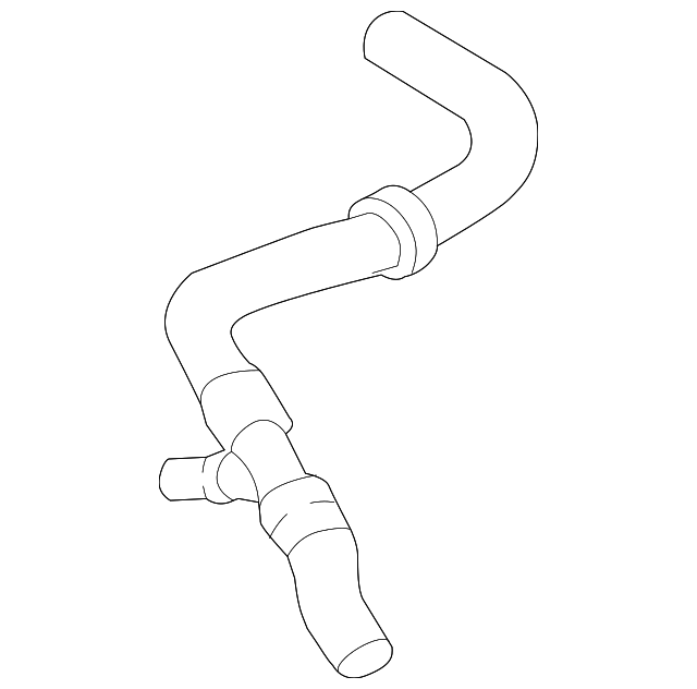 Water Hose 1K0-122-109-CL - View 6