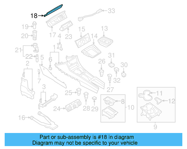 Ashtray Cover 3C0-857-351-A-R60