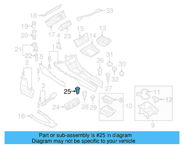 Stab Control Switch 3C0-927-117-C-REH - View 5