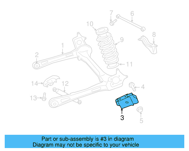Mount Bracket 7B0-505-129-A - View 3