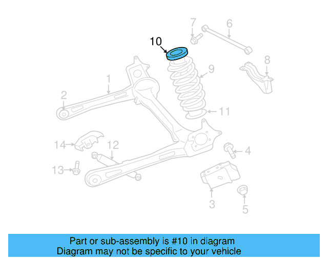 Strut Bumper 7B0-512-131-A - View 3