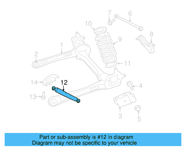 Suspension Shock Absorber 7B0-513-031-S - View 3