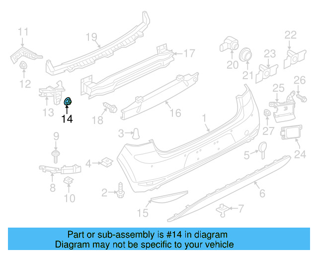 Quarter Panel Splash Shield Nut N-907-579-01 - View 53