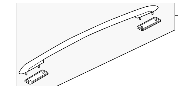 Roof Rail 7P6-860-044-B-STY - View 2