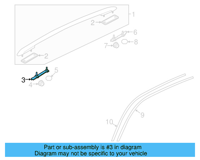 Front Bracket 7P0-860-198-A - View 3