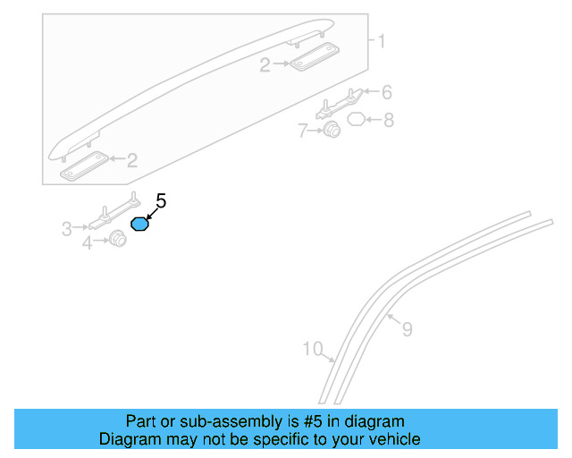 Battery Tray Nut N-911-733-01 - View 13