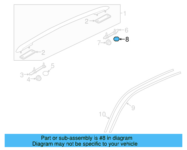 Battery Tray Nut N-911-733-01 - View 11