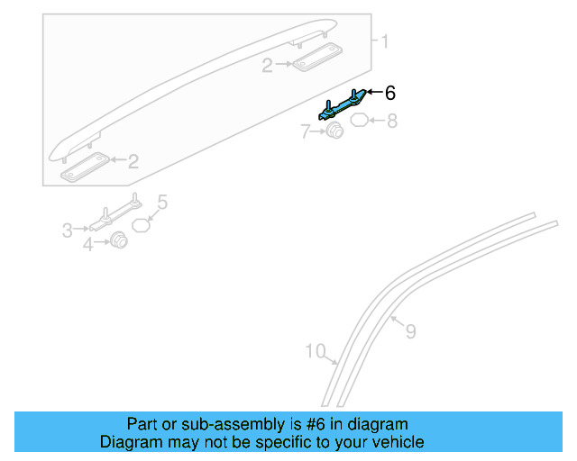 Rear Bracket 7P0-860-201