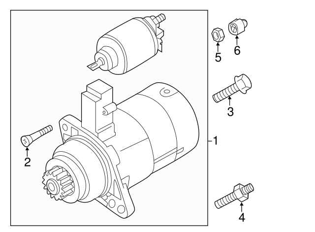 Starter Motor 02M-911-024-J