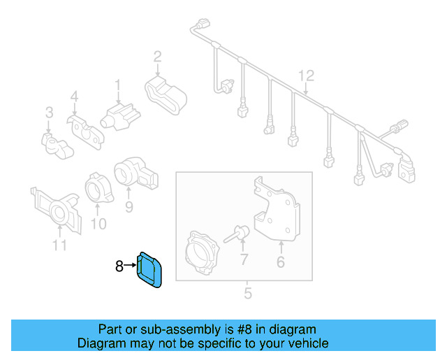 Distance Sensor Trim 7P6-907-225 - View 3