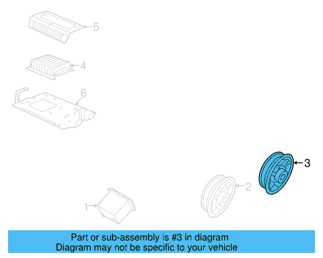 Rear Dr Speaker 561-035-453-A - View 39