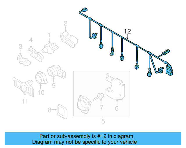 Wire Harness 7P6-971-095-AE - View 3