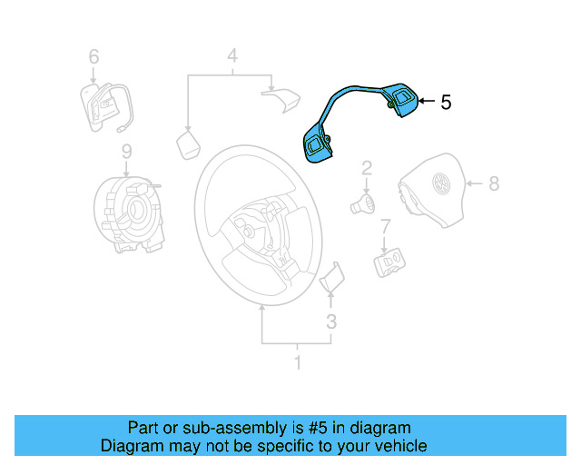 Control Switch 5K0-998-537-B - View 11