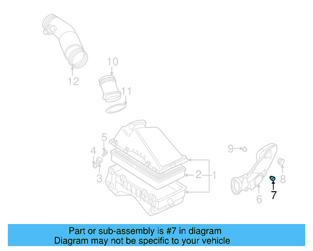 Intake Pipe Buffer 059-129-689 - View 18