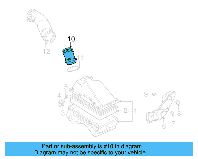 Mass Air Flow Sensor 071-906-461-B - View 17