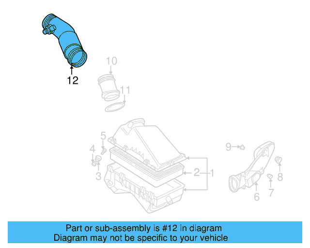 Connector Pipe 1J0-129-684-AA - View 5