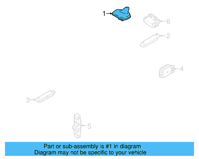 Antenna Assembly 5Q0-035-507-E-5FQ - View 6