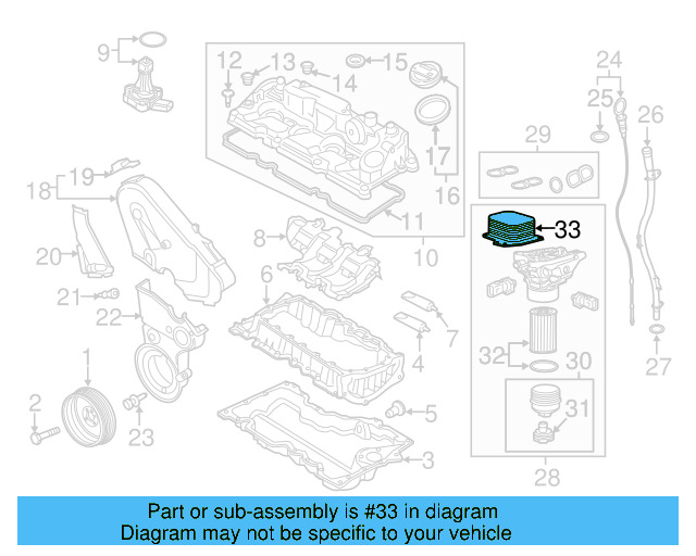 Oil Cooler 03N-117-021 - View 6