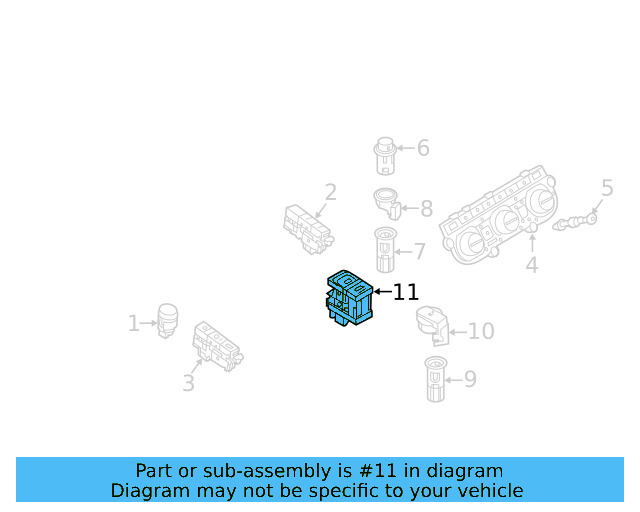Prk Brake Switch 5G0-927-225-D-WZU