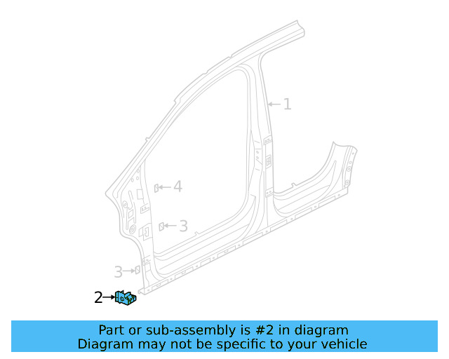 Lower Bracket 11A-810-334 - View 3