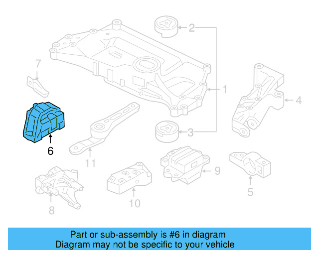 Mount 1K0-199-262-CB - View 2
