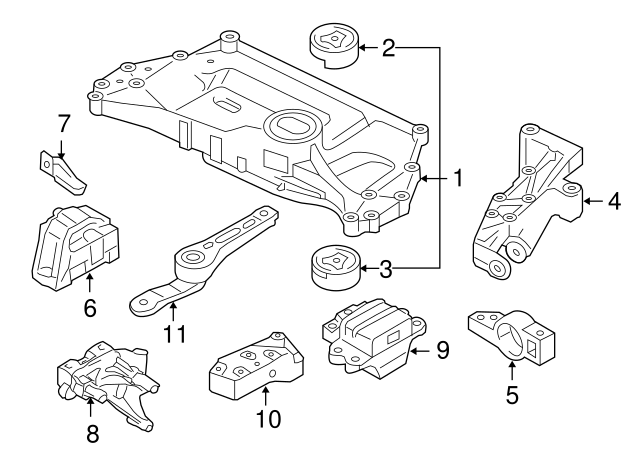 Bracket 1K0-199-295-E - View 30