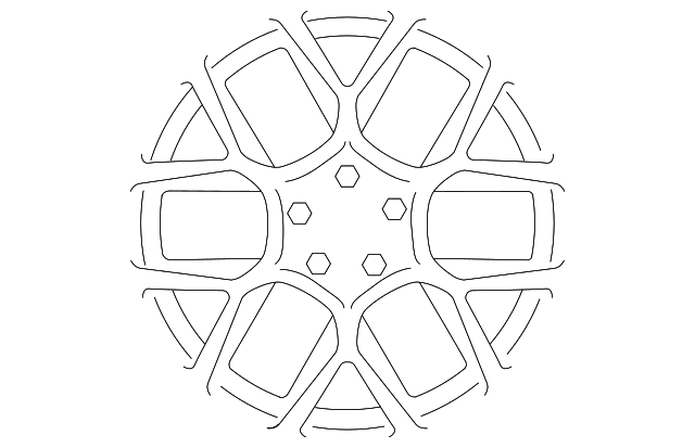 Wheel, Alloy 5K0-601-025-AF-88Z - View 3