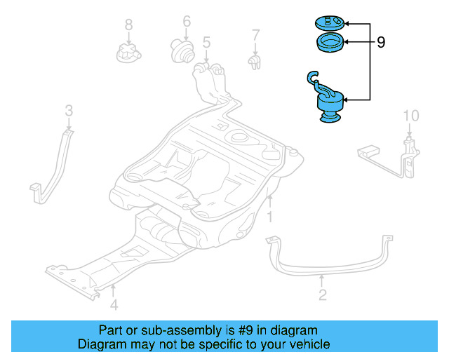 Fuel Pump Assembly 8E0-906-087-D - View 9