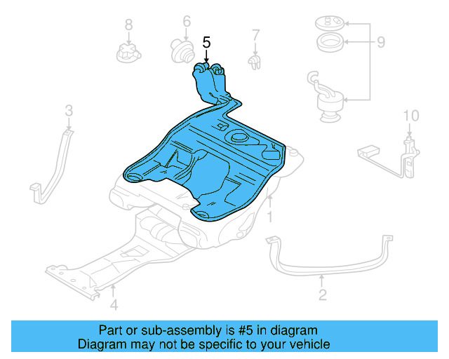 Filler Neck 3B0-201-129-AR - View 3