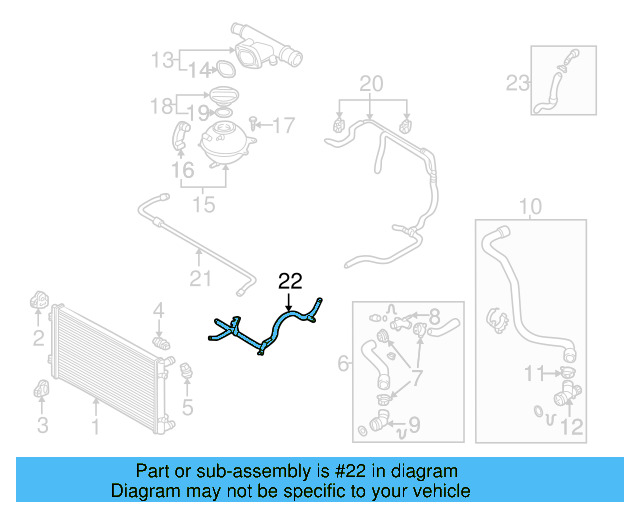 Water Pipe 038-121-065-AN - View 7