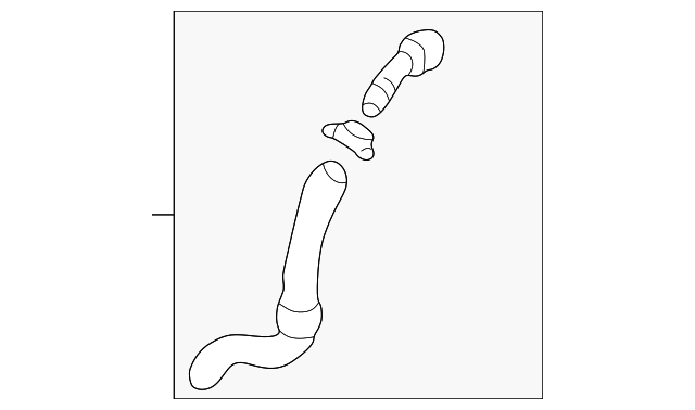 Hose 1J0-122-073-A - View 3