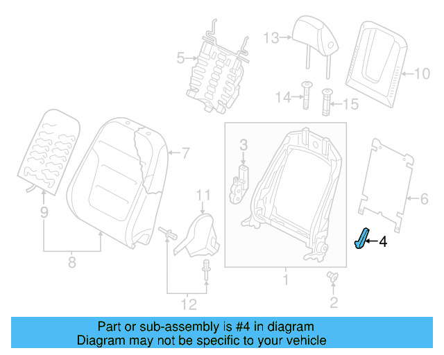 Adjust Lever 5N0-881-236-D-82V - View 3