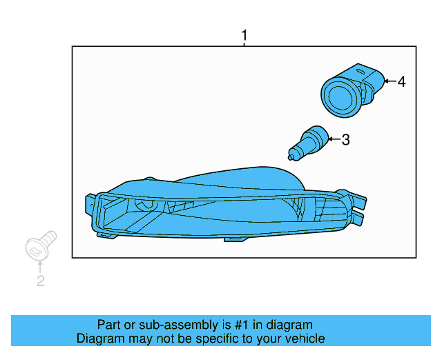 Fog Lamp Assembly 5C5-953-041-A