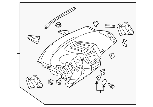 Instrument Panel 5N1-857-001-J-6T6 - View 2
