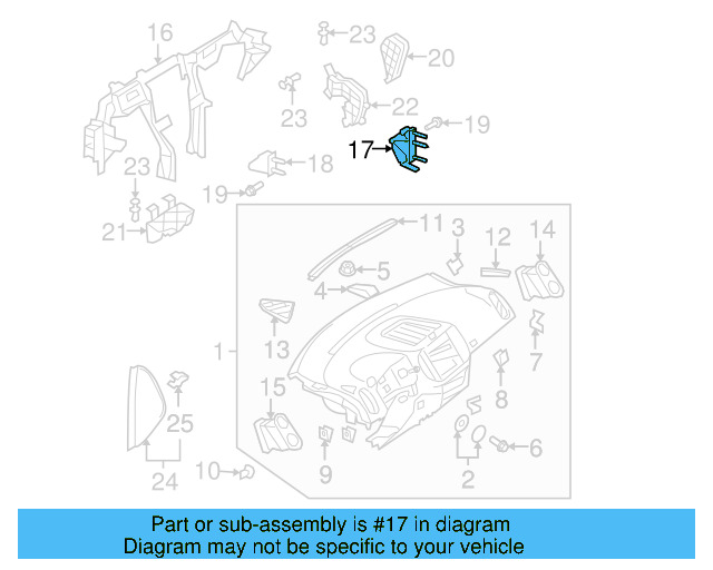 Bracket 1K1-857-022-D - View 19