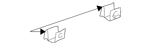 Upper Quarter Trim Clamp 333-867-299 - View 11