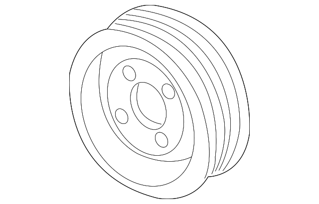 Power Steering Pump Pulley 074-121-031