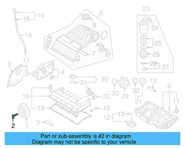 Vibration Damper Bolt N-010-087-6 - View 11